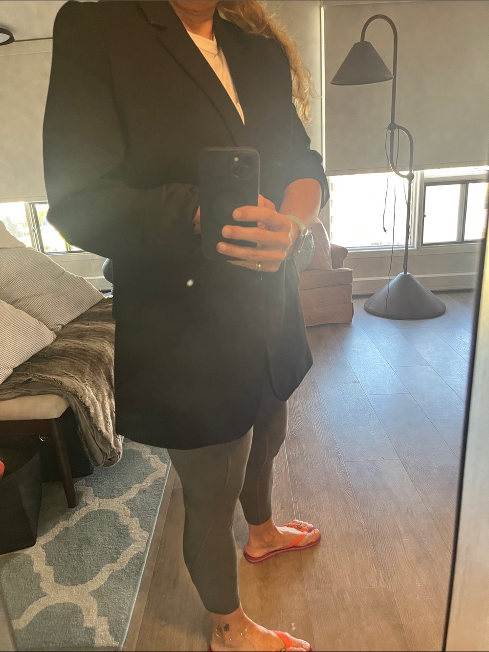 🆕 Banana Republic Black Double-Button Women's Blazer